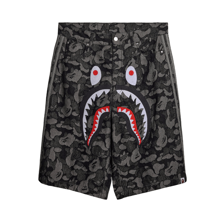 Adidas x BAPE Shark Denim Jorts "Black"