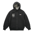 Palace x Schott Bonded Fleece Hood "Black"