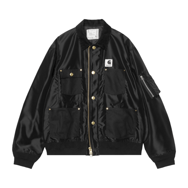 Sacai x Carhartt WIP Suiting x Duck Blouson "Black"