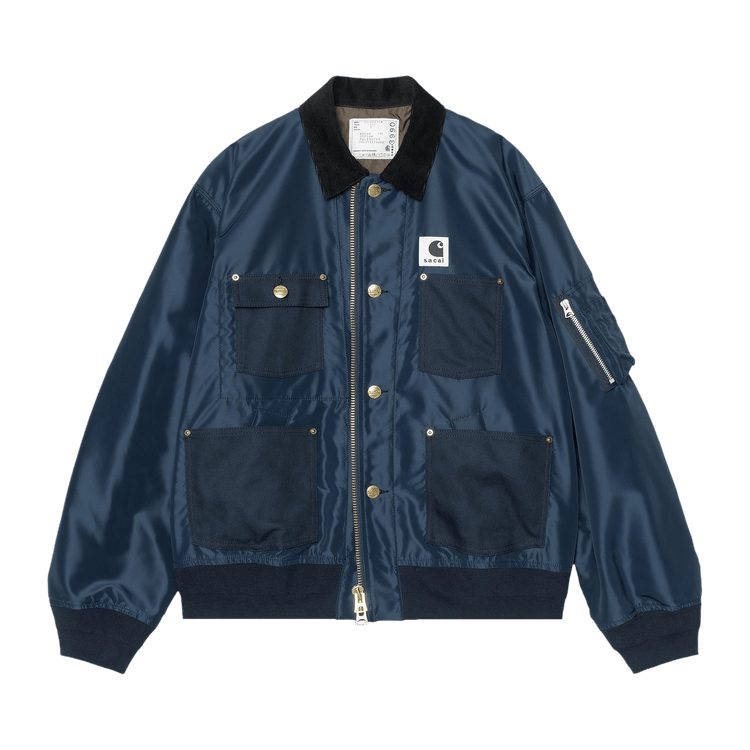 Sacai x Carhartt WIP Suiting x Duck Blouson "Blue"
