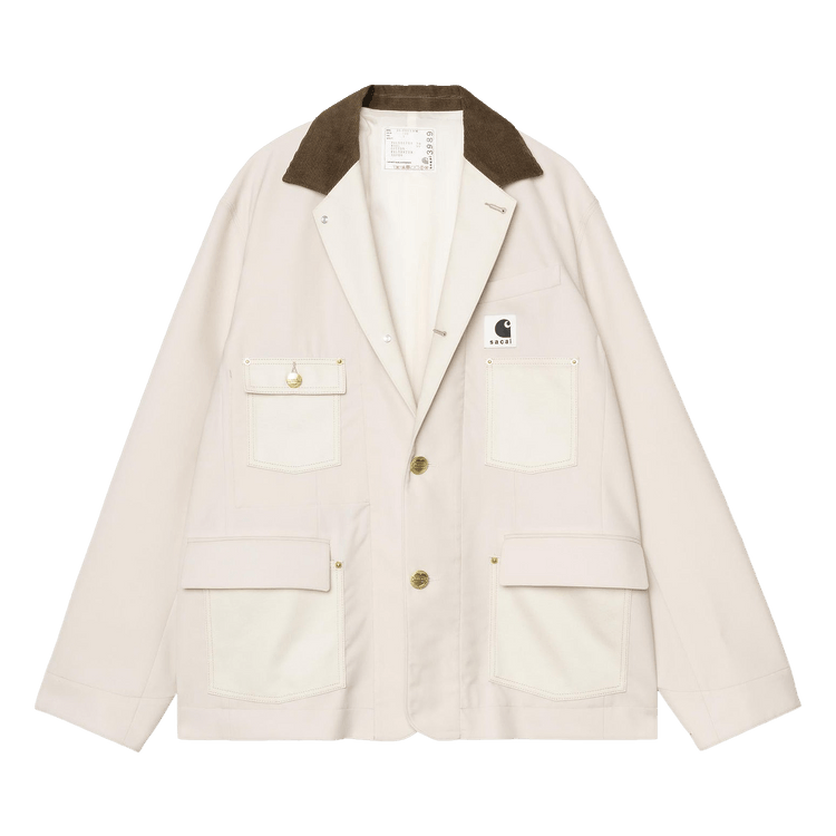 Sacai x Carhartt WIP Suiting x Duck Jacket "Ivory"