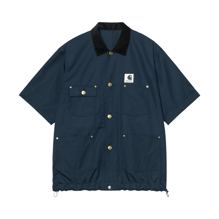 Sacai x Carhartt WIP Duck Shirt "Blue"