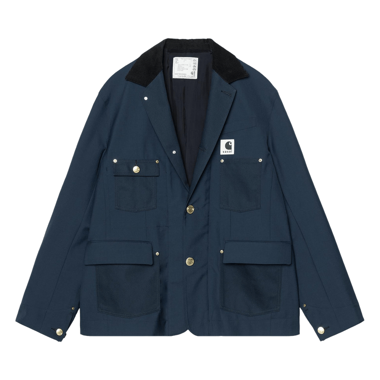 Sacai x Carhartt WIP Suiting x Duck Jacket "Blue"