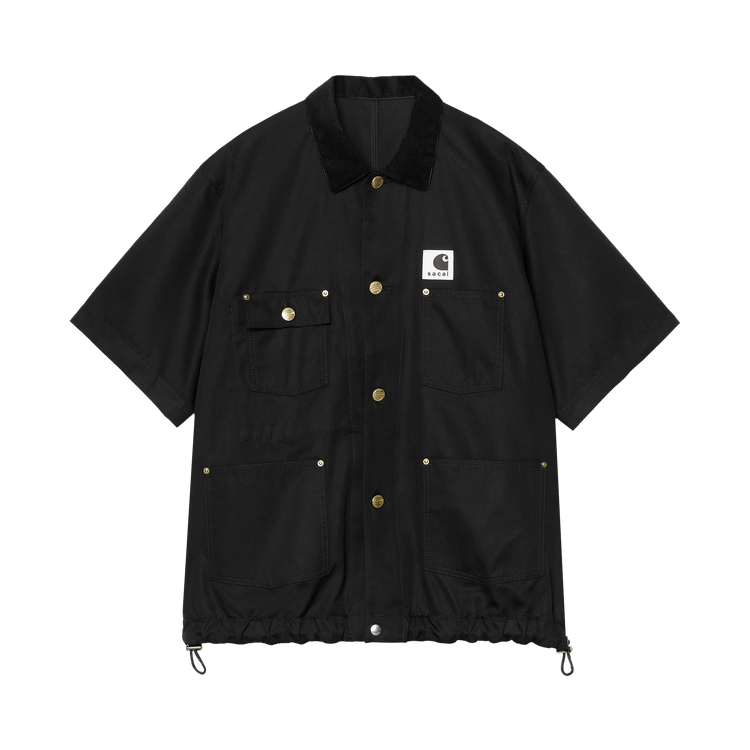 Sacai x Carhartt WIP Duck Shirt "Black"