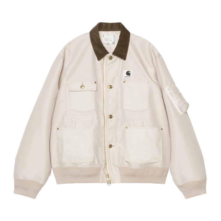 Sacai x Carhartt WIP Suiting x Duck Blouson "Ivory"