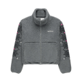 Sp5der Webstone Teddy Fleece Zip Up "Slate Grey"