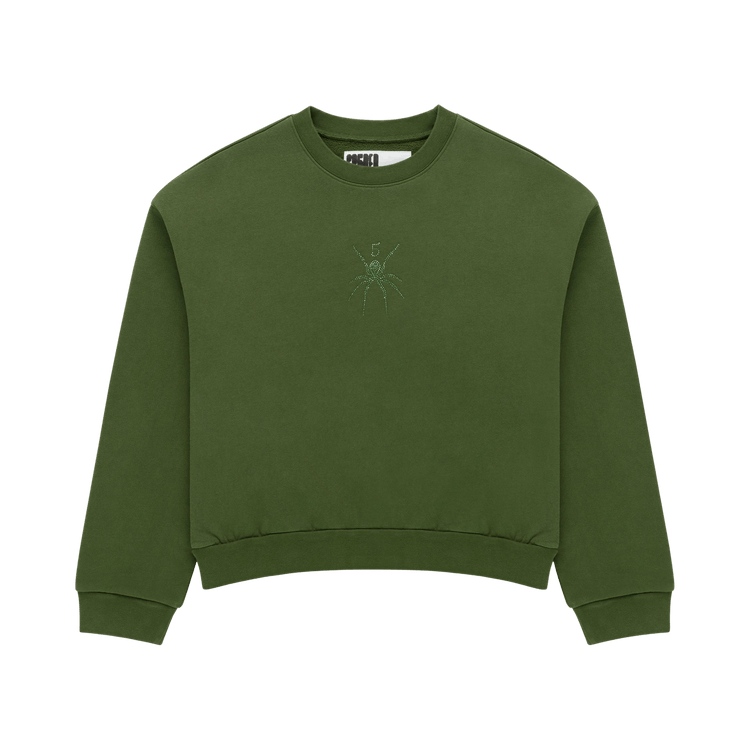 Sp5der Rhinestone Tm Crewneck "Xanadu"