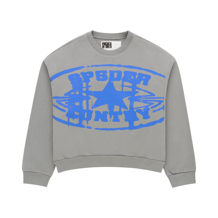 Sp5der Cuntry Crewneck "Baby Slate"