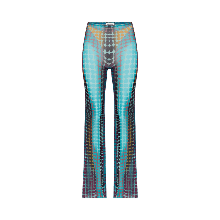 Jean Paul Gaultier Re-Edition Flare Trousers "Blue/Purple/Yellow"