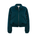 Victoria Beckham Padded Bomber Jacket "Dark Teal"