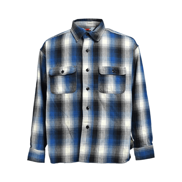 SAINT Mxxxxxx Check Flannel Shirt "Blue"