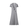 Miu Miu Jersey Seta Dress "Grigio"