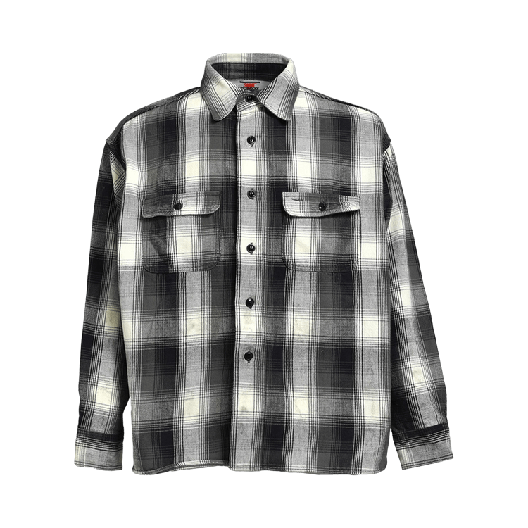 SAINT Mxxxxxx Check Flannel Shirt "Black"