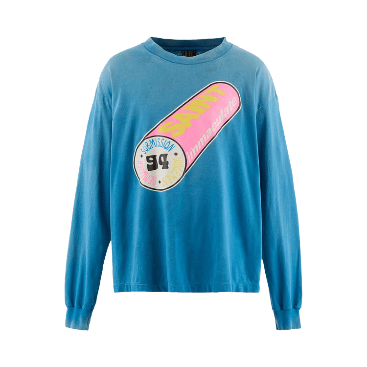 SAINT Mxxxxxx Immaculate Long-Sleeve Tee "Blue"