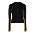 Christopher Esber Verner Multi Bind Ribbed Hoodie "Black/Multicolor"