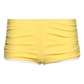 Christopher Esber Oasis Ruched Swim Boyshort "Zest/White"