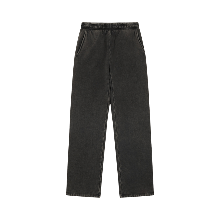 Entire Studios Straight Leg Sweatpant "Washed Black"