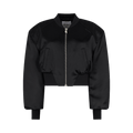Attico Bomber Shiny Satin "Black"