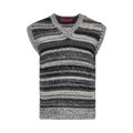 The Elder Statesman Boucle Mix Stripe Vest "Multicolor"
