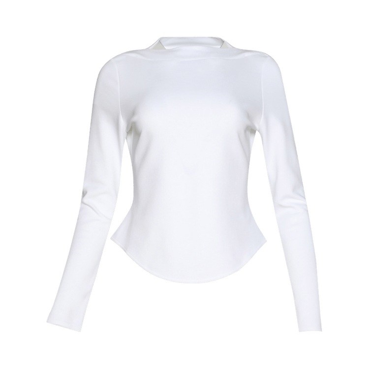 Alaïa Long-Sleeve T-Shirt "Blanc"