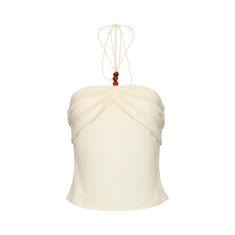 Magda Butrym Beach Top "Cream"
