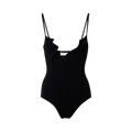 Christopher Esber Odessa Arced Knitted Bodysuit "Black"