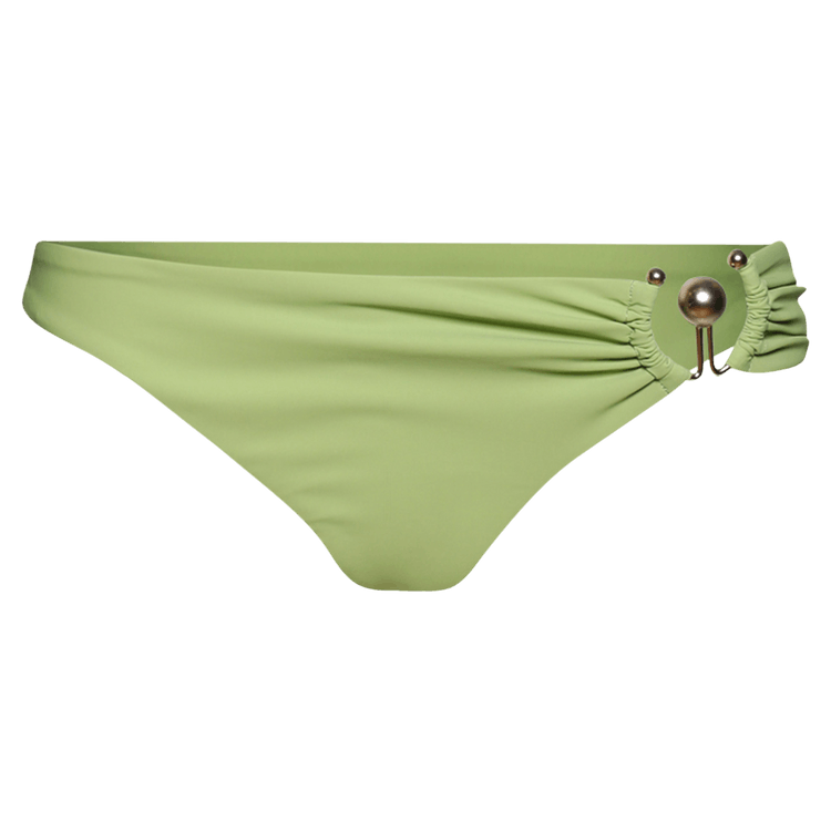 Christopher Esber Orbit Side Ruched High Brief "Fresh Lime"