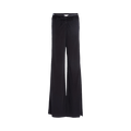 Christopher Esber Yvette Leather Belted Jersey Trouser "Black"