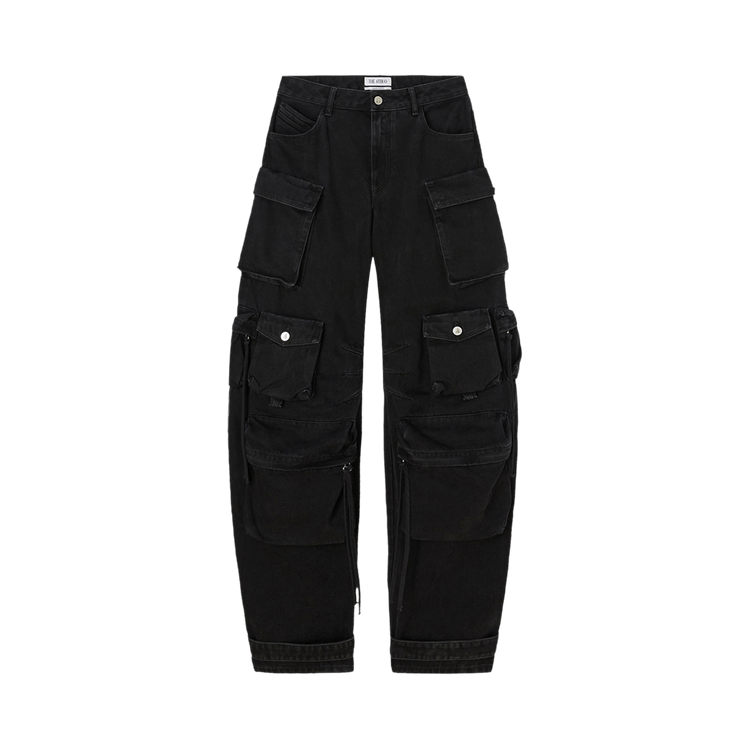 Attico Long Pant Washed Denim "Black"