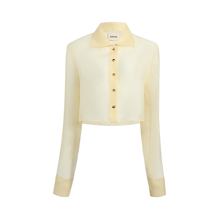Khaite Jasen Top "Pale Yellow"