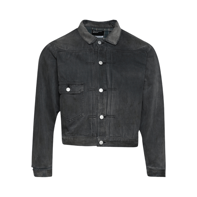 Enfants Riches Déprimés Flannel Lined Type VII Jacket "Charcoal/Blue Plaid"