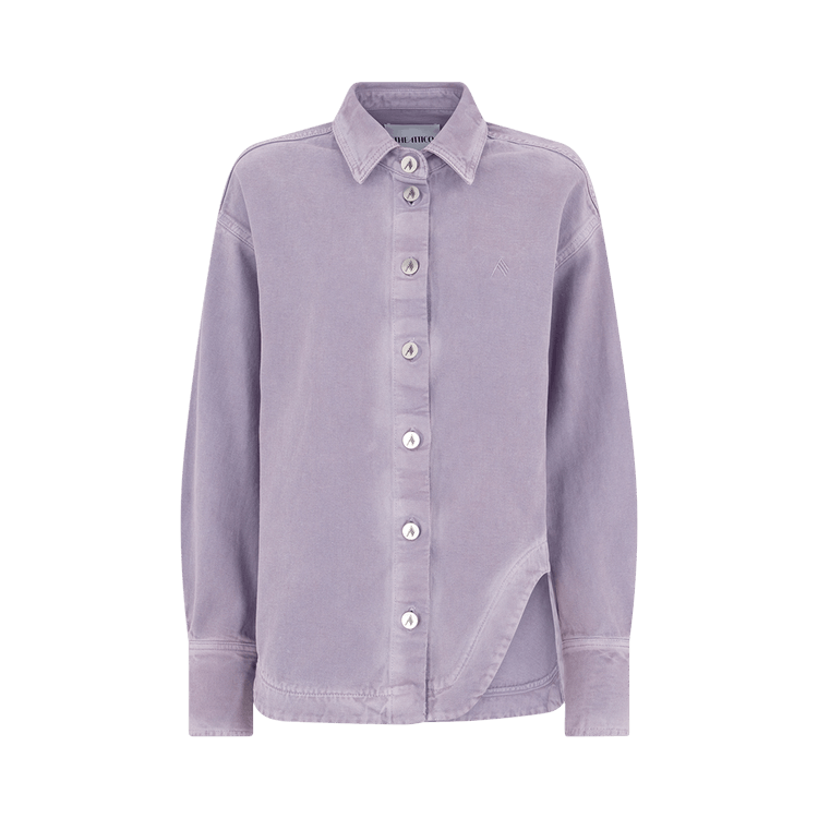 Attico Bomber Cotton Gabardine "Mauve Fade"