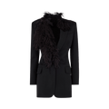 Attico Jacket Wool Gabardine "Black"