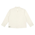 Entire Studios Long-Sleeve Pajama Shirt "Off White"