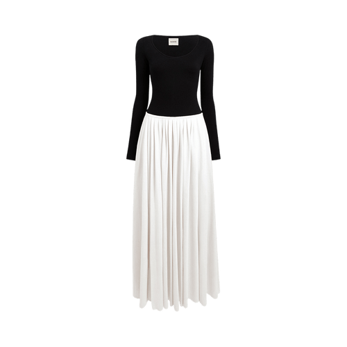 Khaite Carlotta Dress "Black/White"