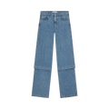 Attico Long Pant Washed Denim "Sky Blue"