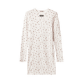 Miu Miu Costina Print Dress "Bianco/Tabacco"