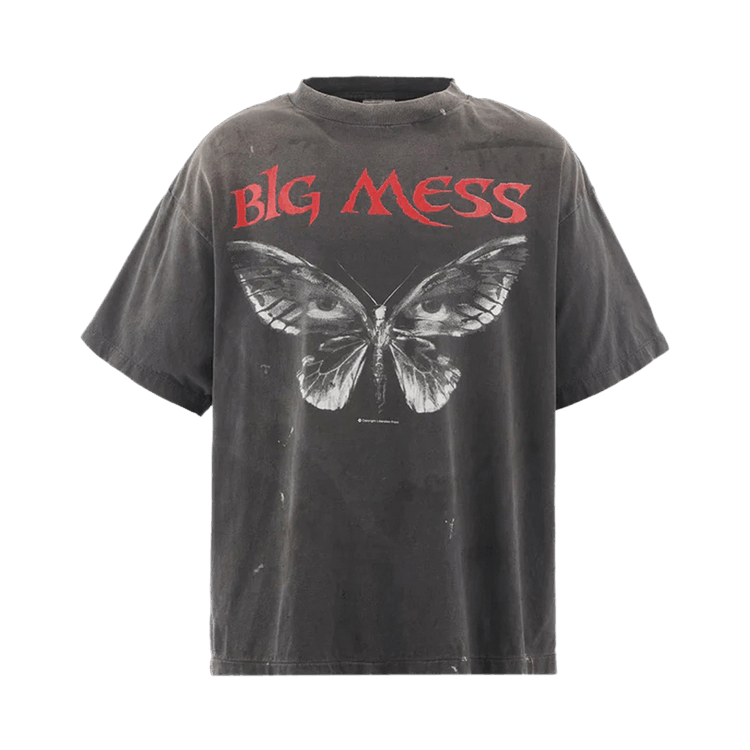 SAINT Mxxxxxx Big Mess Short-Sleeve Tee "Black"