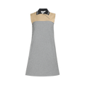 Miu Miu Punto Stoffa Bicolor Dress "Grigio/Cammello"