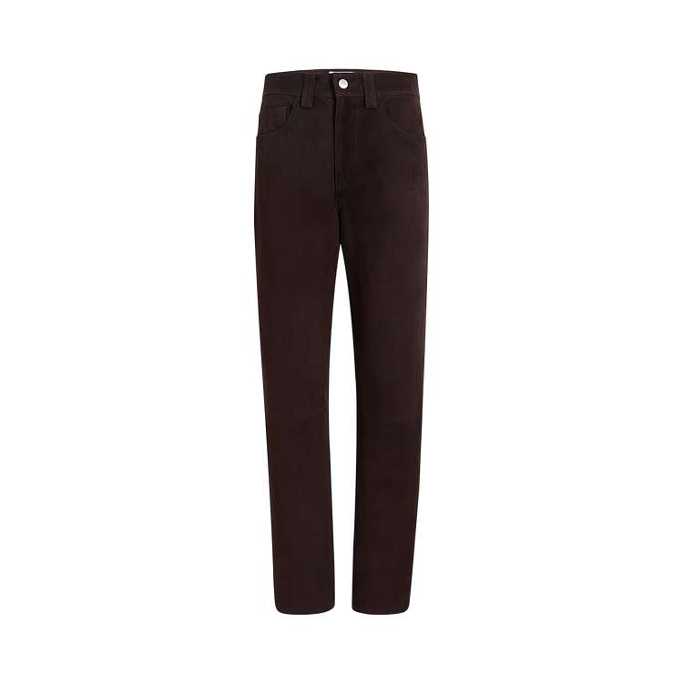 Khaite Callum Pant "Dark Brown"