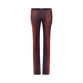 Jean Paul Gaultier Mesh Trouser Printed "Python" "Brown/Black"