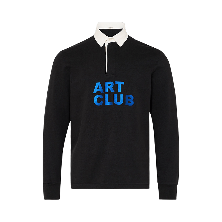 JW Anderson Art Club Rugby Polo "Washed Black"