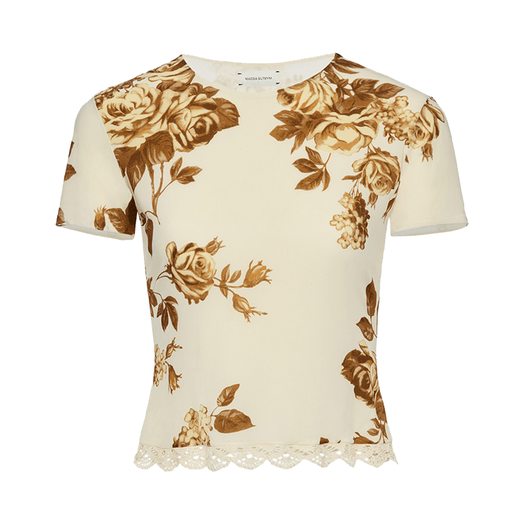 Magda Butrym Print T-Shirt "Cream"