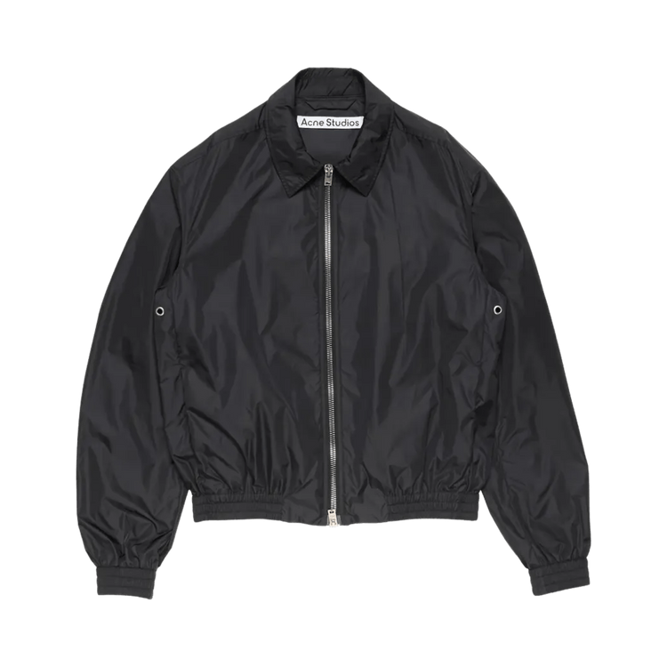 Acne Studios Loose Fit Zip Up Jacket "Black"