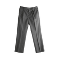 Auralee Summer Twist Cashmere Pora Slacks "Charcoal Grey"