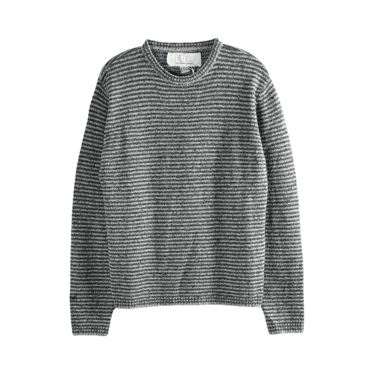 ERL Thin Wool Crewneck Sweater "Dark Grey"