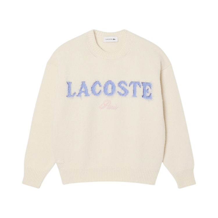 Lacoste Intarsia Branded Wool Sweater "Lapland"
