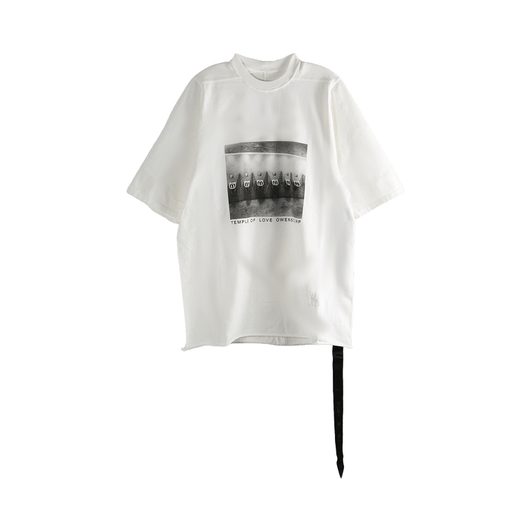 Rick Owens DRKSHDW Jumbo Short-Sleeve T-Shirt "Milk/Black"