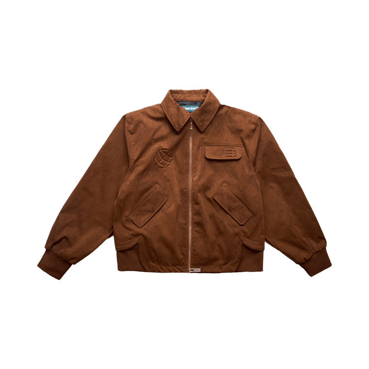 NAMESAKE Ross Stained Blouson Jacket "Brown"