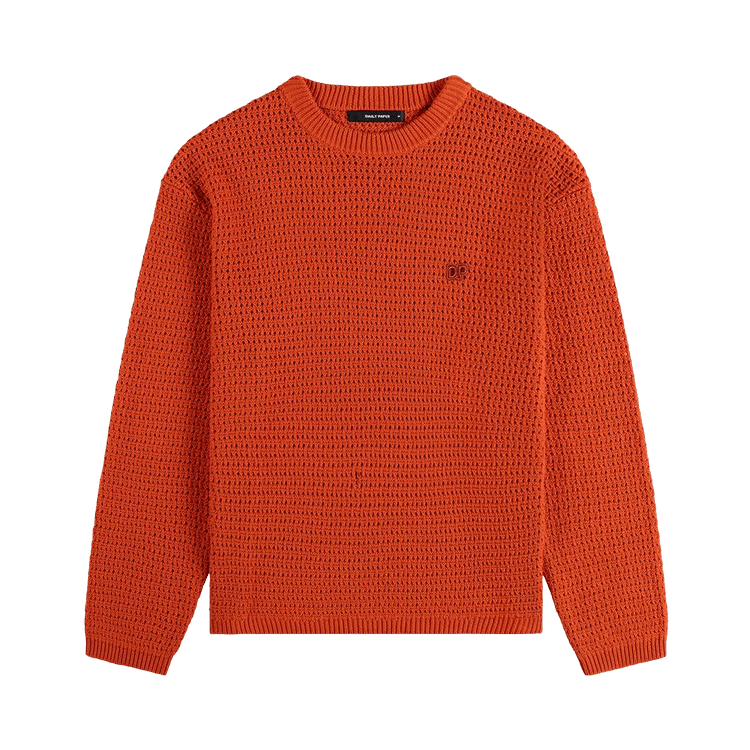 Daily Paper Crochet Sweater "Red Clay"